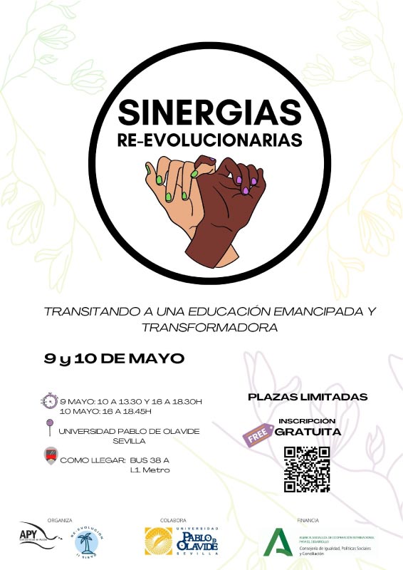Jornadas Sinergias Re-evolucionarias: "Transitando hacia una educación emancipada y transformadora" en la Universidad Pablo de Olavide (UPO), Sevilla