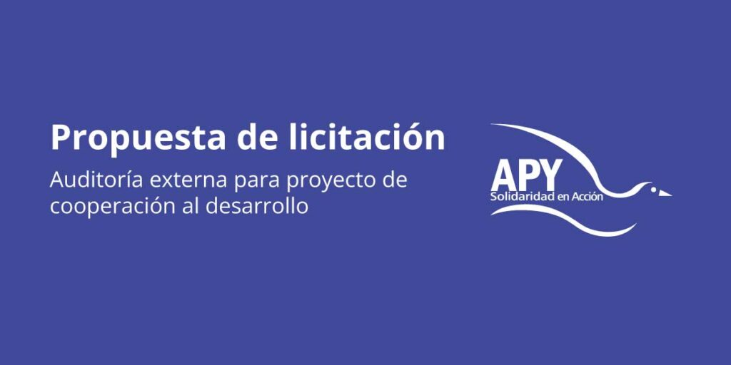 oferta de auditoría externa de un proyecto financiado por la AECID en El Salvador, titulado “Contribución a erradicar violencias basadas en género (VbG) de mujeres con discapacidad (McD) desde perspectiva interseccional en El Salvador”