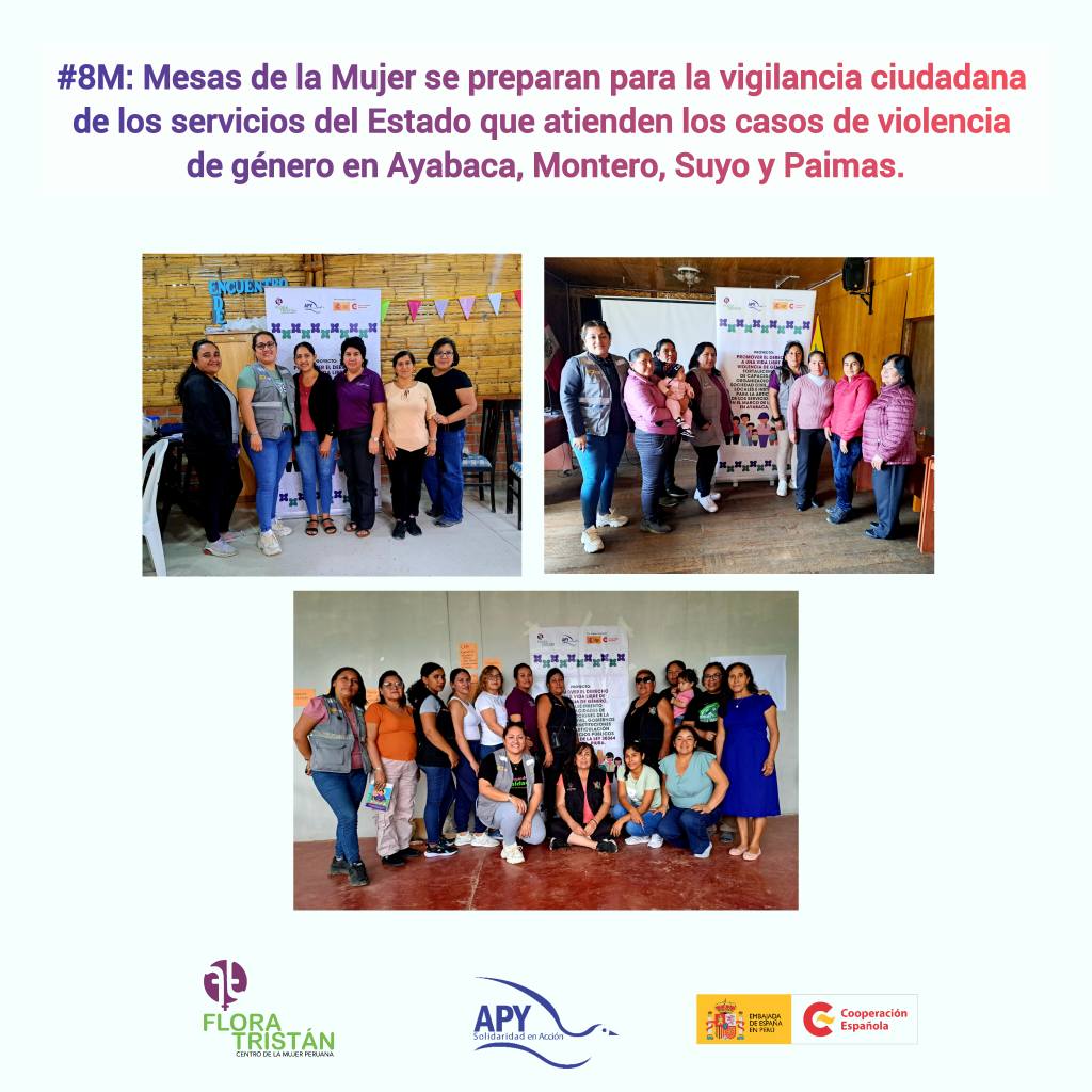 Un grupo de 25 mujeres integrantes de las Mesas de la Mujer de #Suyo, #Paimas, #Montero y #Ayabaca se vienen capacitando para llevar a cabo el II Plan de Vigilancia Ciudadana de los servicios de la Ley 30364, ley para la prevención, sanción y erradicación de la violencia contra Mujer e integrantes del grupo familiar.