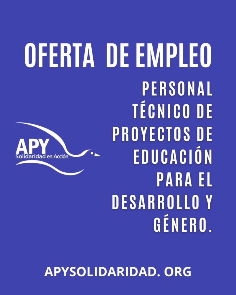 oferta_empleo_tecnico_educacion_desarrollo_genero