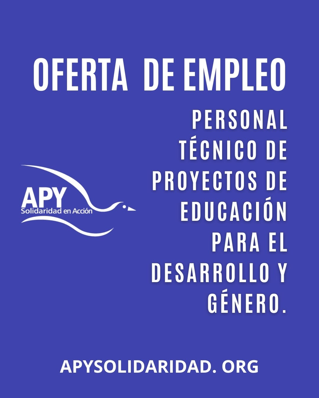 oferta_empleo_tecnico_educacion_desarrollo_genero