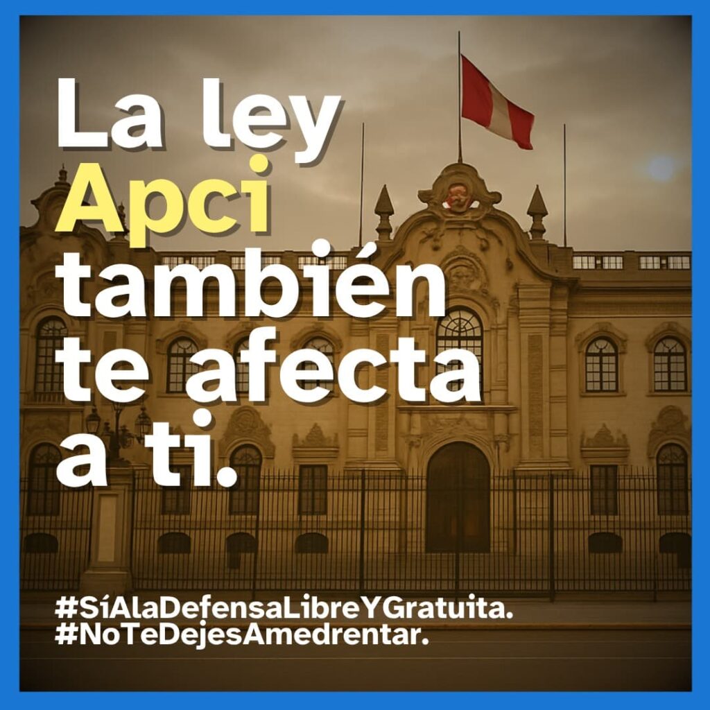 Ley APCI Peru Derechos Humanos