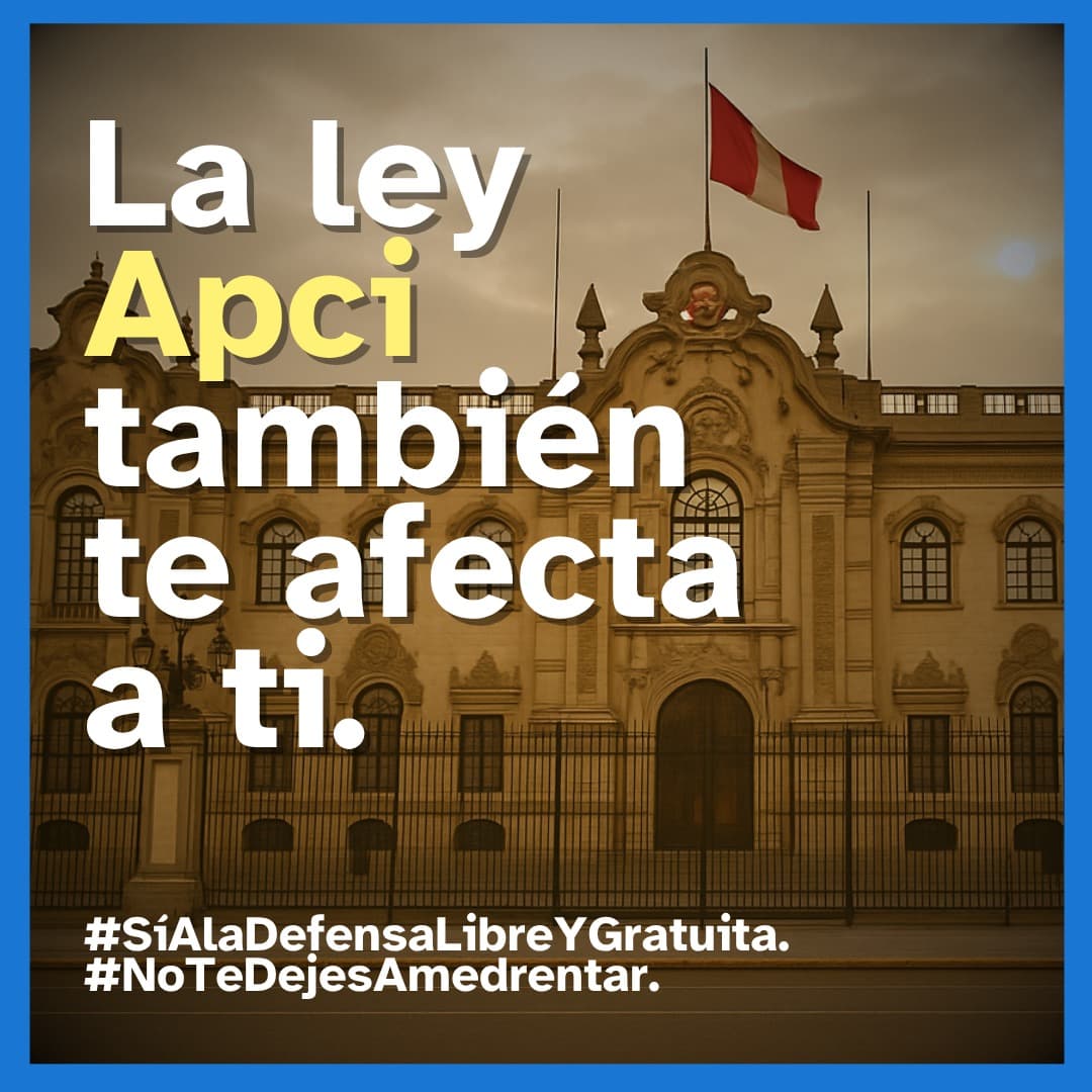 Ley APCI Peru Derechos Humanos