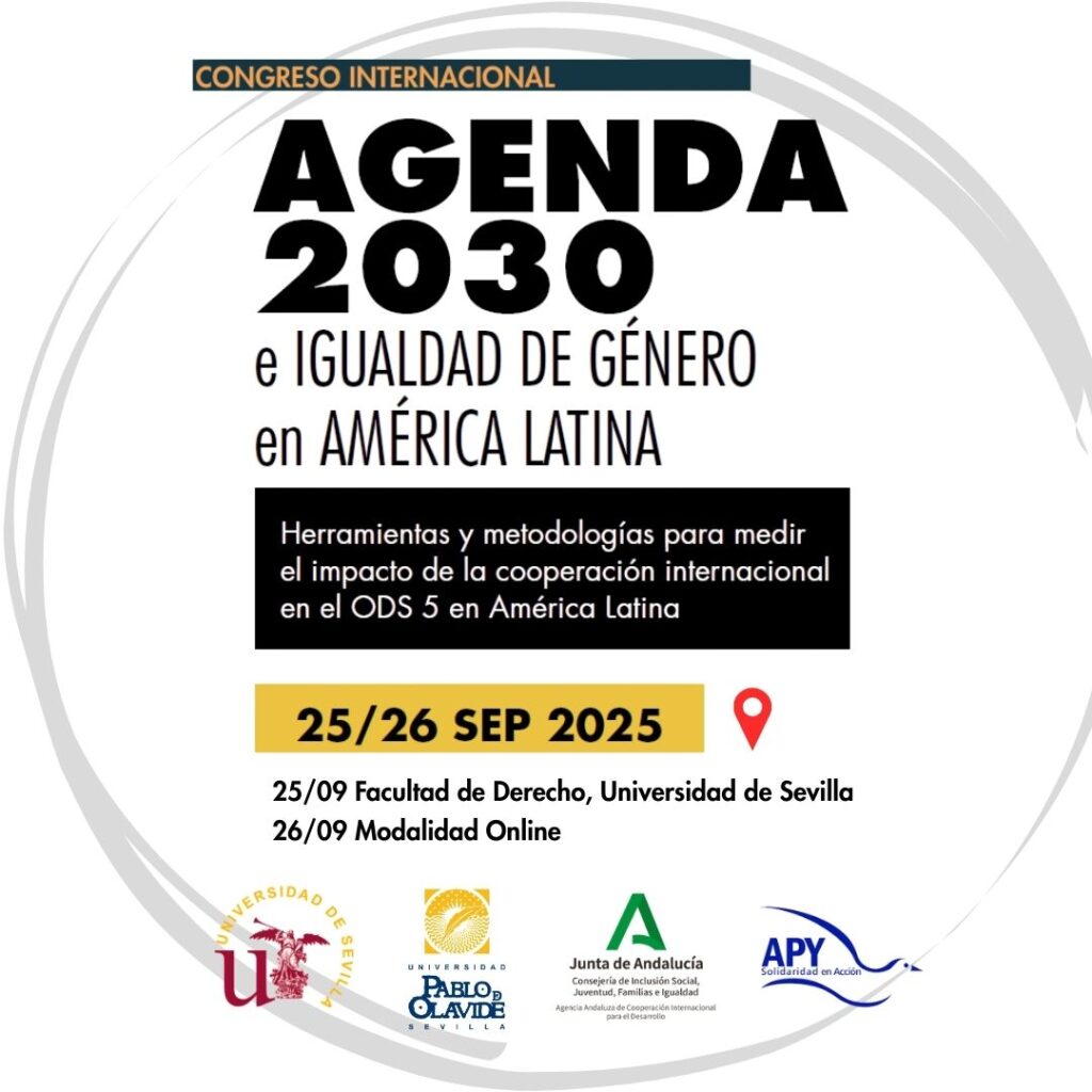Congreso Agenda 2030 igualdad de genero América latina ods5 en la Facultad de Derecho de la Universidad de Sevilla
