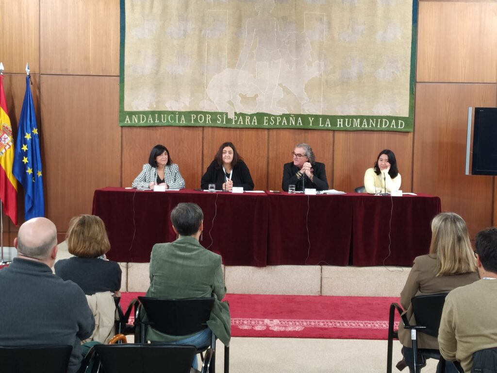 Presentación del Informe Análisis de Presupuestos Autonómicos 2025 de la Red de Coordinadoras de ONGD en el Parlamento Andaluz (14 de noviembre de 2025)