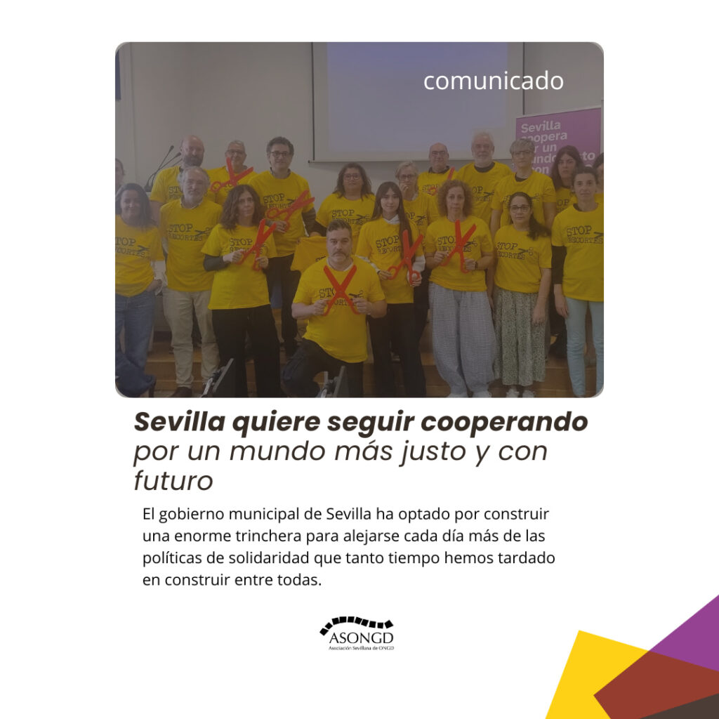 Comunicado ASONGD ante los recortes en cooperación del pacto PP-VOX